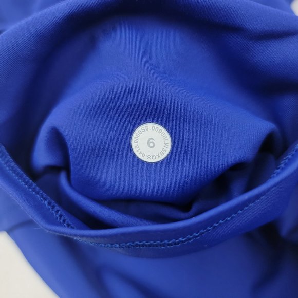 LULULEMON Womens 6 Fast & Free 7/8 Tight II Nulux BLUE Non Reflective *READ* - Picture 9 of 16